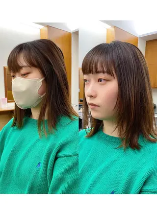 ショート パーマ 似合わせレイヤー/ ケアパーマ/高倉のヘアスタイル