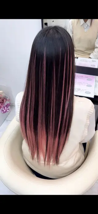 ロング シールエクステ /まる🐺/渋谷のヘアスタイル