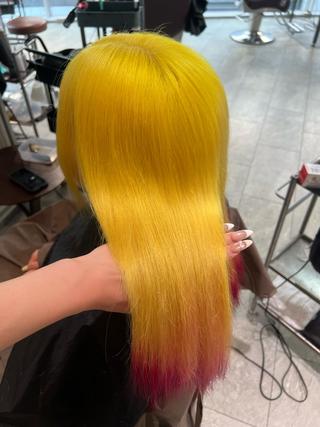 ロング カラー 🎀ハイトーン・艶 カラー HANA🎀のヘアスタイル