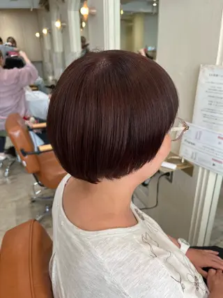 ショート カラー 猿渡 桃花のヘアスタイル