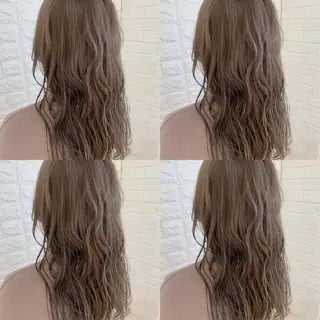 ロング カラー ハイトーン/ブリーチ 山崎 悠次のヘアスタイル
