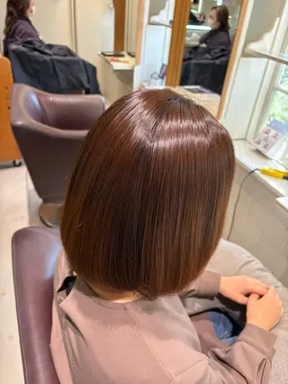 ミディアム 木 のみのヘアスタイル
