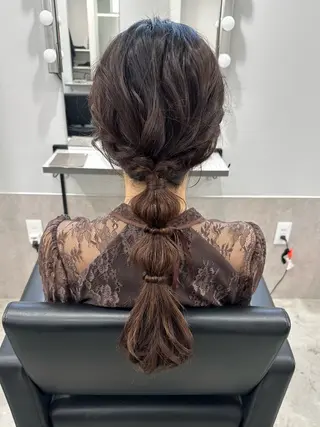 ロング ヘアアレンジ 🎀透明感 カラーHiROEのヘアスタイル