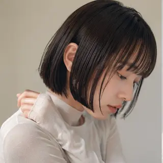 ミディアム カット特化 /BLUET/新宿のヘアスタイル