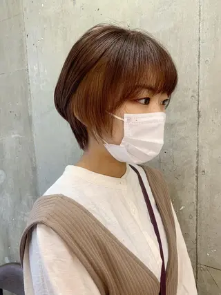 ショート カラー 佐々木 健太郎のヘアスタイル