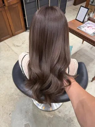 ロング 井口空/縮毛矯正 /透明感カラー🥣のヘアスタイル
