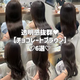 ロング カラー レイヤーカット /顔周り/和奏︎♪のヘアスタイル