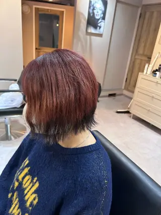 ショート カラー TOSHIKI 透明感カラー🌈のヘアスタイル