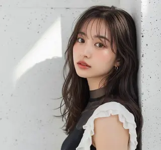ロング 真野 じゅんなのヘアスタイル