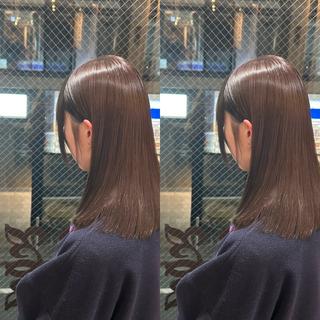 セミロング カラー モデル様募集中🍒 りおのヘアスタイル