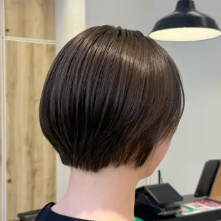 ショート カラー ナチュラルhair 🫧いぎあやかのヘアスタイル