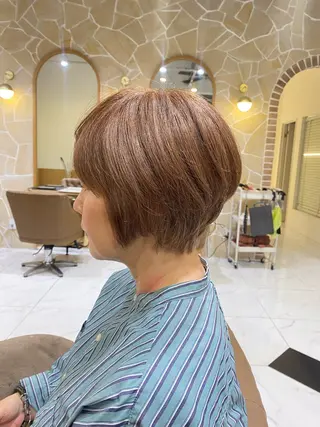 ショート カラー 坂井 茅聖のヘアスタイル