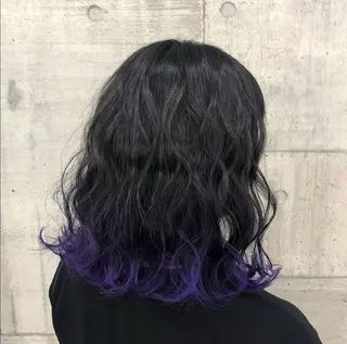 ミディアム 山下 翔のヘアスタイル