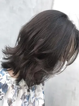 ミディアム カラー ご新規様限定 透明感カラーKANAのヘアスタイル