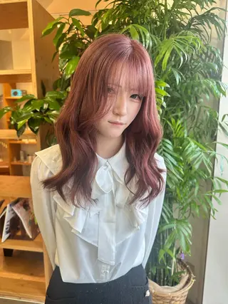 カラー ブリーチカラー/ わきたちえ🌻のヘアスタイル