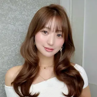 ロング カラー 透明感カラー🌟 縮毛矯正Kokiのヘアスタイル