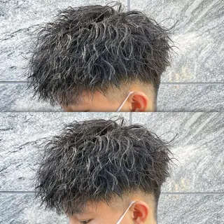 ショート パーマ指名率No1 メンズ特化ケイトのヘアスタイル