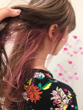 カラー 新宿駅近♡個室 ♡関口三都季🌜のヘアスタイル