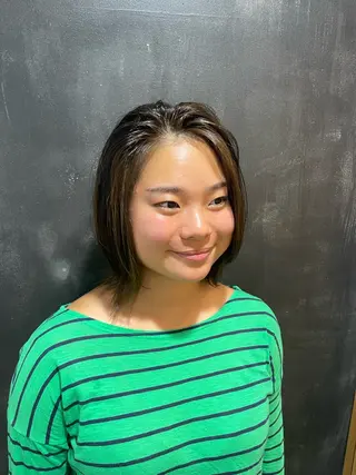 ミディアム カラー 🌚モデル募集60% off:Fuka🌝のヘアスタイル