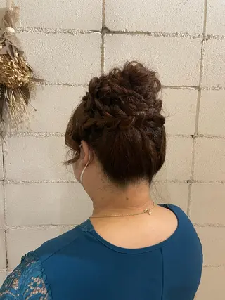 ロング ヘアアレンジ いまじゅく あおいのヘアスタイル