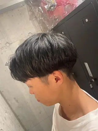 ミディアム メンズ メンズ縮毛矯正 細谷碧海のヘアスタイル
