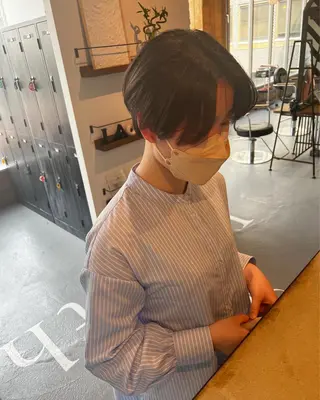 ショート 福田 美波のヘアスタイル