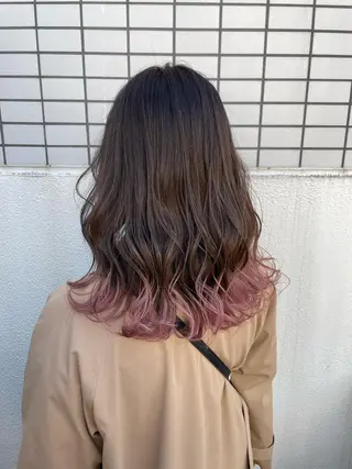 ロング カラー 赤み消しカラー 🍀JUNKIのヘアスタイル