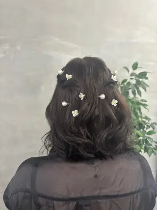 ヘアアレンジ ✨透明感艶カラー ✨💍Yuri💍のヘアスタイル