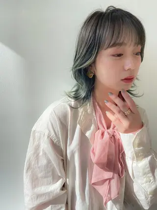 ショート カラー ヘアアレンジ 天神レイヤーカット No.1💖マユカのヘアスタイル