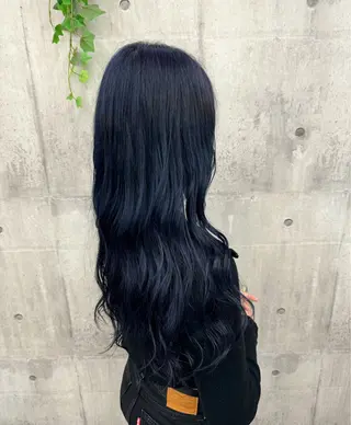 ロング カラー r i n k aのヘアスタイル