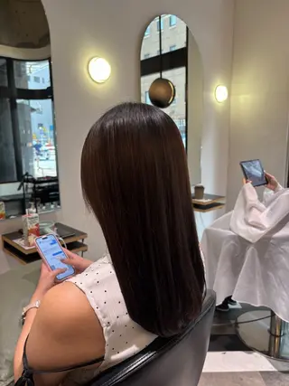 セミロング カラー 沢井涼人✂︎ 割引有のヘアスタイル