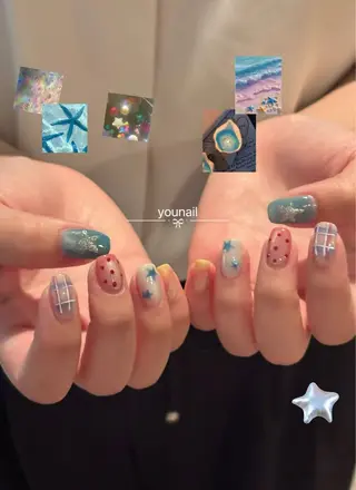 ネイル younail荻窪 （練習モデル）のネイルデザイン