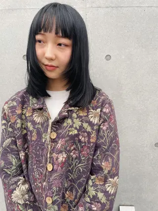 ミディアム カラー センスをお届けします 大谷将生infpのヘアスタイル