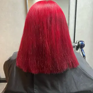 セミロング カラー ヘアアレンジ 😈派手髪/ 地雷系 / KALIN😈のヘアスタイル