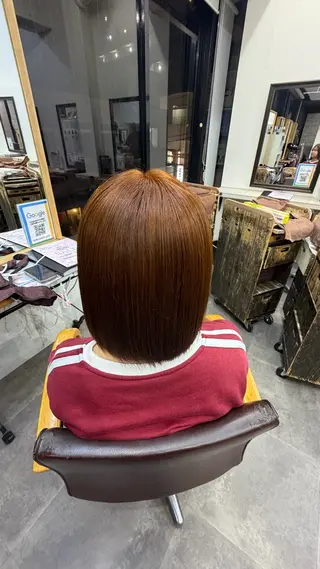 カラー 🌺U-topia 🌺井出萌菜🌺のヘアスタイル