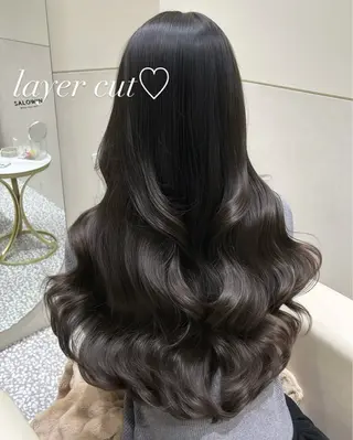ロング カラー 🩷韓国ヘア/ヨシン モリ🩷Maikaのヘアスタイル