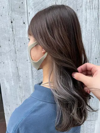 カラー 【店長】インナー指名 No.1戸塚優思のヘアスタイル