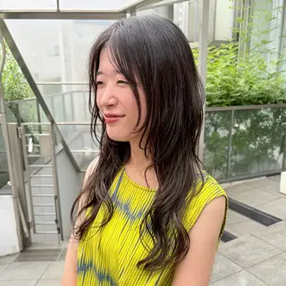 ロング レイヤーカット🪄 ヘアセット🪄シホのヘアスタイル