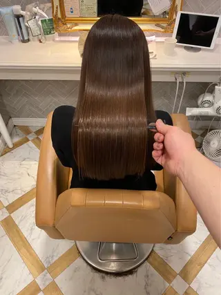 セミロング ❣️髪質改善/ 美髪矯正/沼座悠人のヘアスタイル