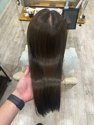 ロング パーマ ショート、ボブ 縮毛髪質改善ヨウスケのヘアスタイル