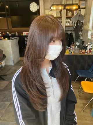 ロング わたぬき りるのヘアスタイル