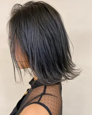 ショート カラー レイヤーウルフ エクステ磯部のヘアスタイル