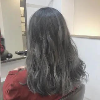 ミディアム YOFAhair芦屋 峰★カラーリストのヘアスタイル