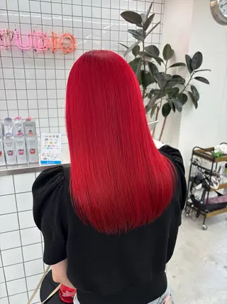 セミロング カラー ヘアアレンジ 夕羽夢🍓矢場/ JILLSTUDIOのヘアスタイル