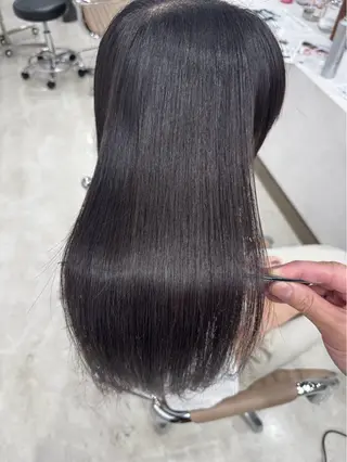 ロング カラー NAOTO 髪質改善のヘアスタイル