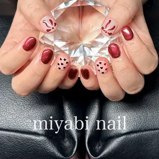 ネイル miyabi nail 桂川駅近くのネイルデザイン