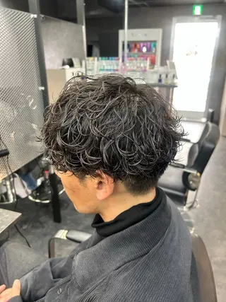 パーマ メンズ シャドウパーマ特化 🩵Chisatoのヘアスタイル