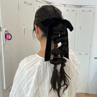 ヘアアレンジ ヘアアレンジ/ベー ジュchiakiのヘアスタイル