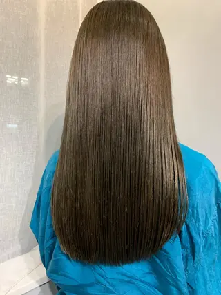 ロング カラー ボブパーマコテ巻き風 パーマNo1深江秀平のヘアスタイル