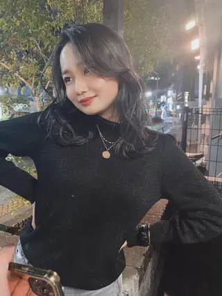 セミロング ♡レイヤーカット れお♡のヘアスタイル
